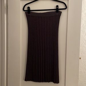 Purple metallic Rebecca Taylor skirt